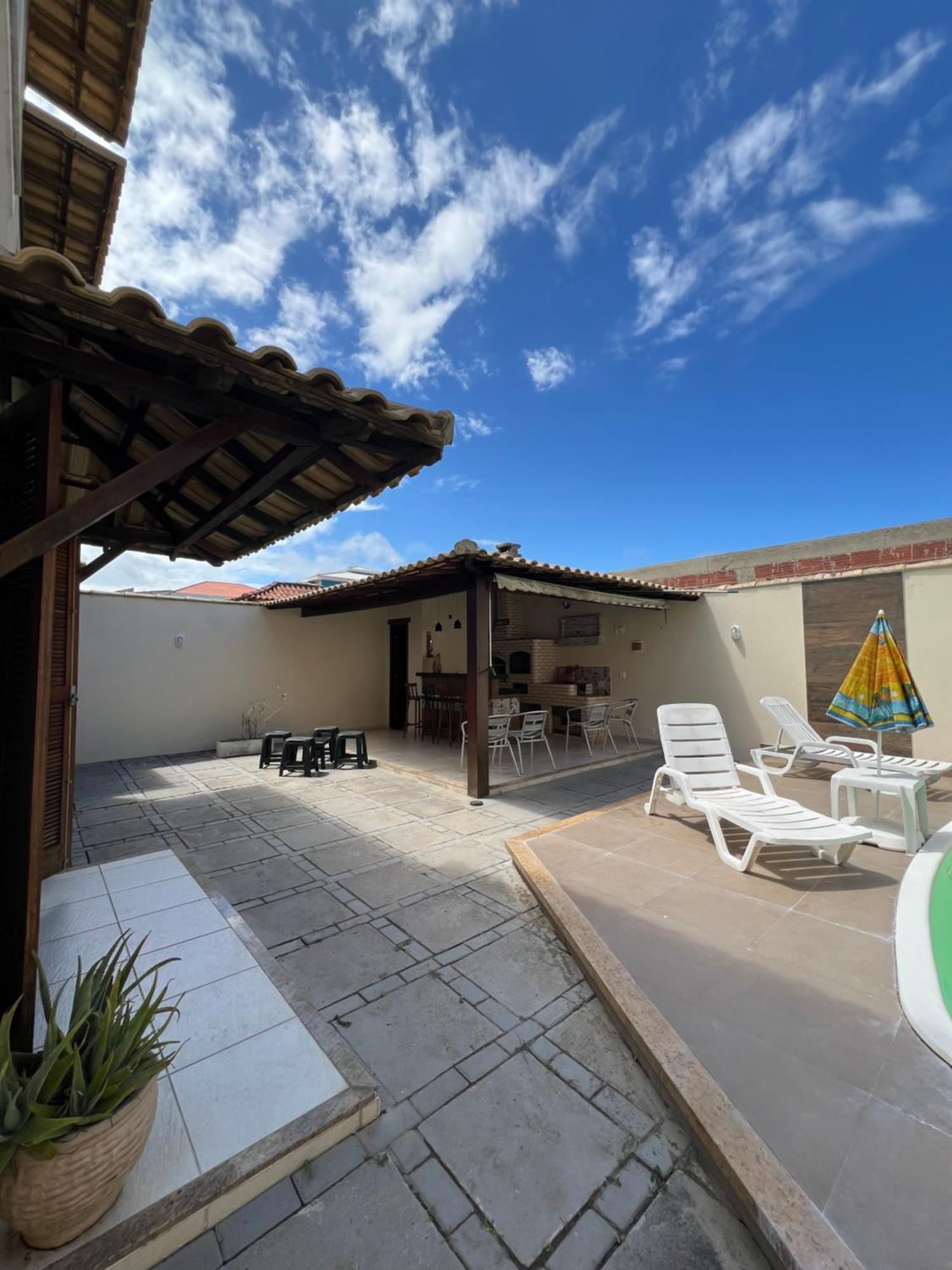 Casa Com Piscina, Churrasqueira E Ar Condicionado Em Condominio Cabo Frio Exterior foto