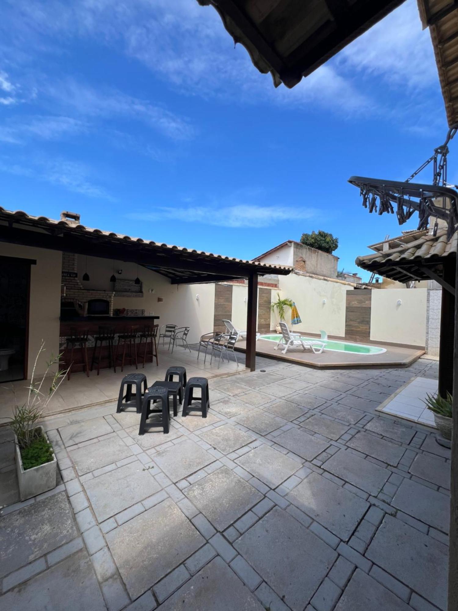 Casa Com Piscina, Churrasqueira E Ar Condicionado Em Condominio Cabo Frio Exterior foto